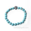 8mm Handmade DIY Bracelet Gem Stone Turquoise